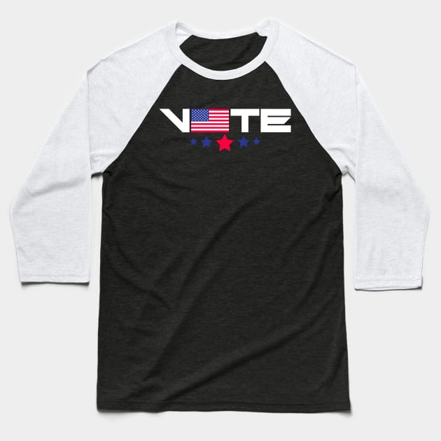 Vote America Again Baseball T-Shirt by TeeMaruf